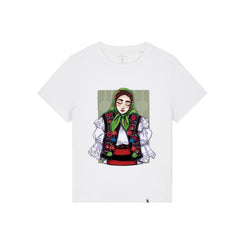 Tricou dama Mura, print Romancuta Maramures