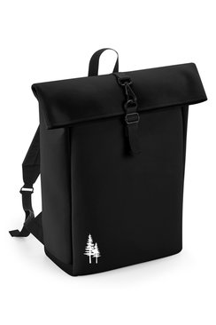 Rucsac Roll-top, cu aspect mat