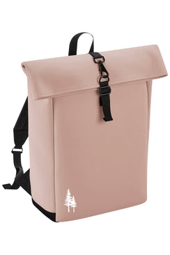 Rucsac Roll-top, cu aspect mat