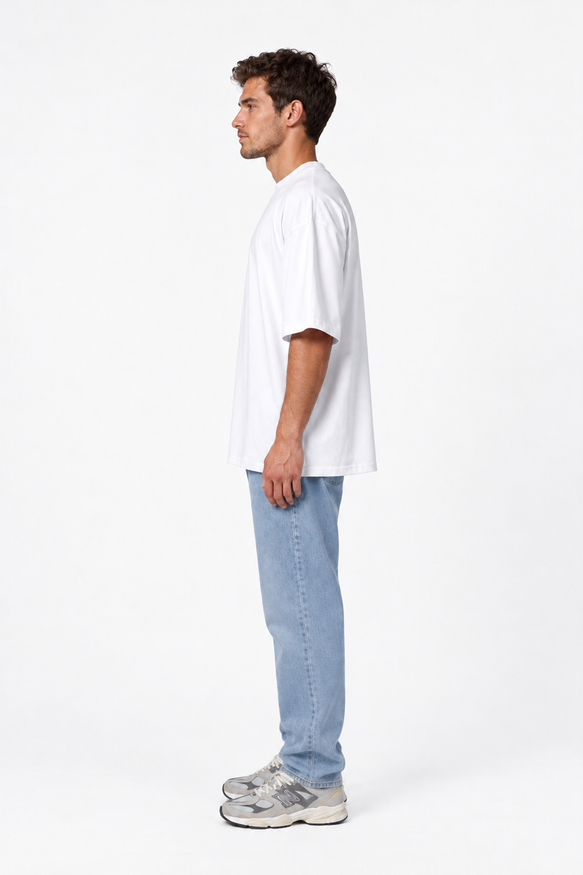 Tricou Blaro Alb - model profil