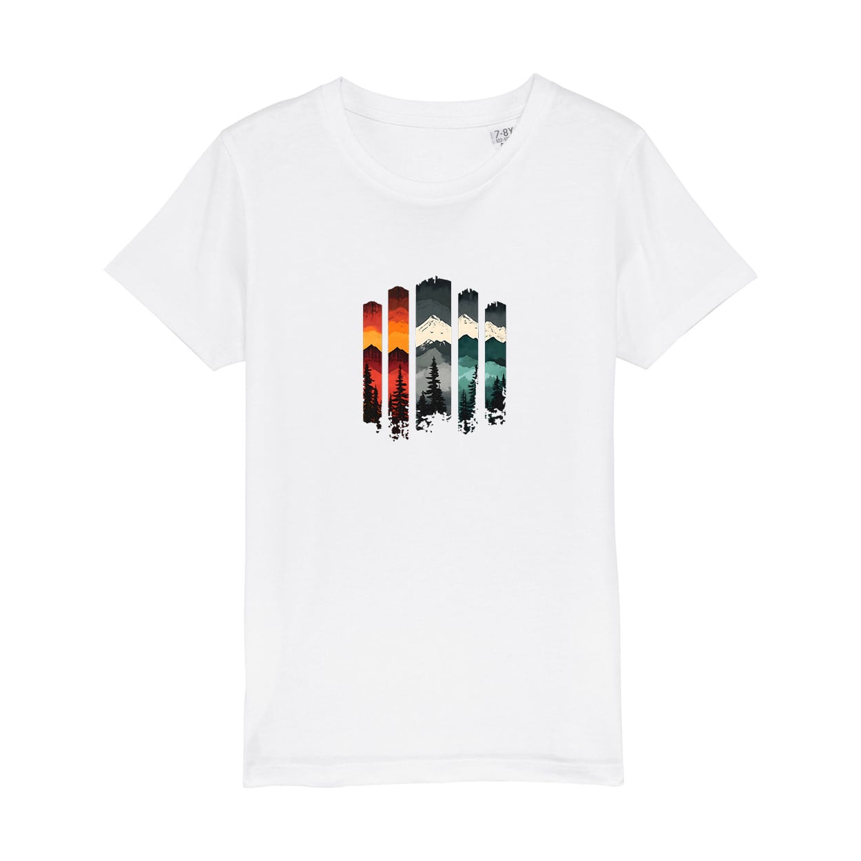 Tricou copii, print Horizons