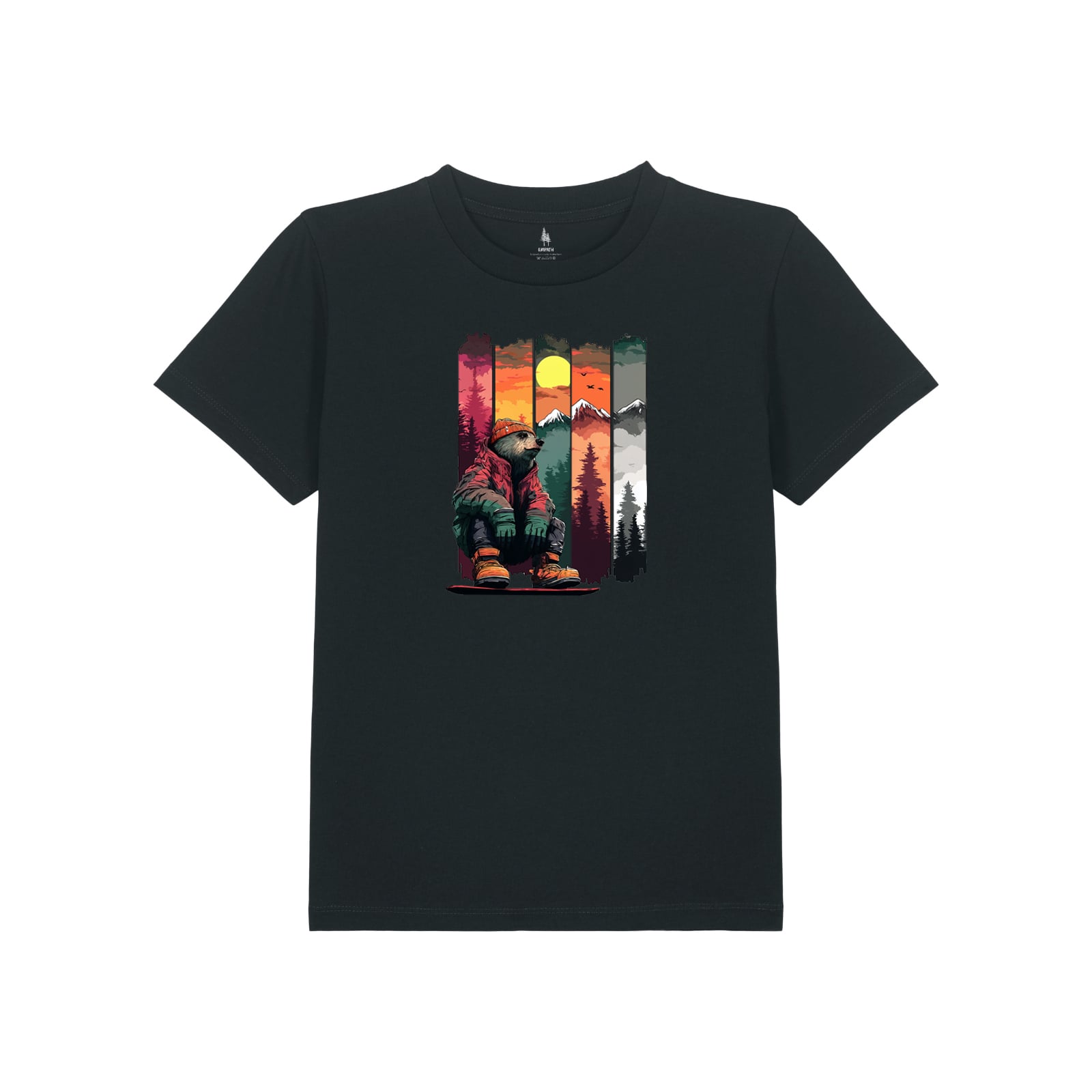 Tricou copii, print Bear Horizons