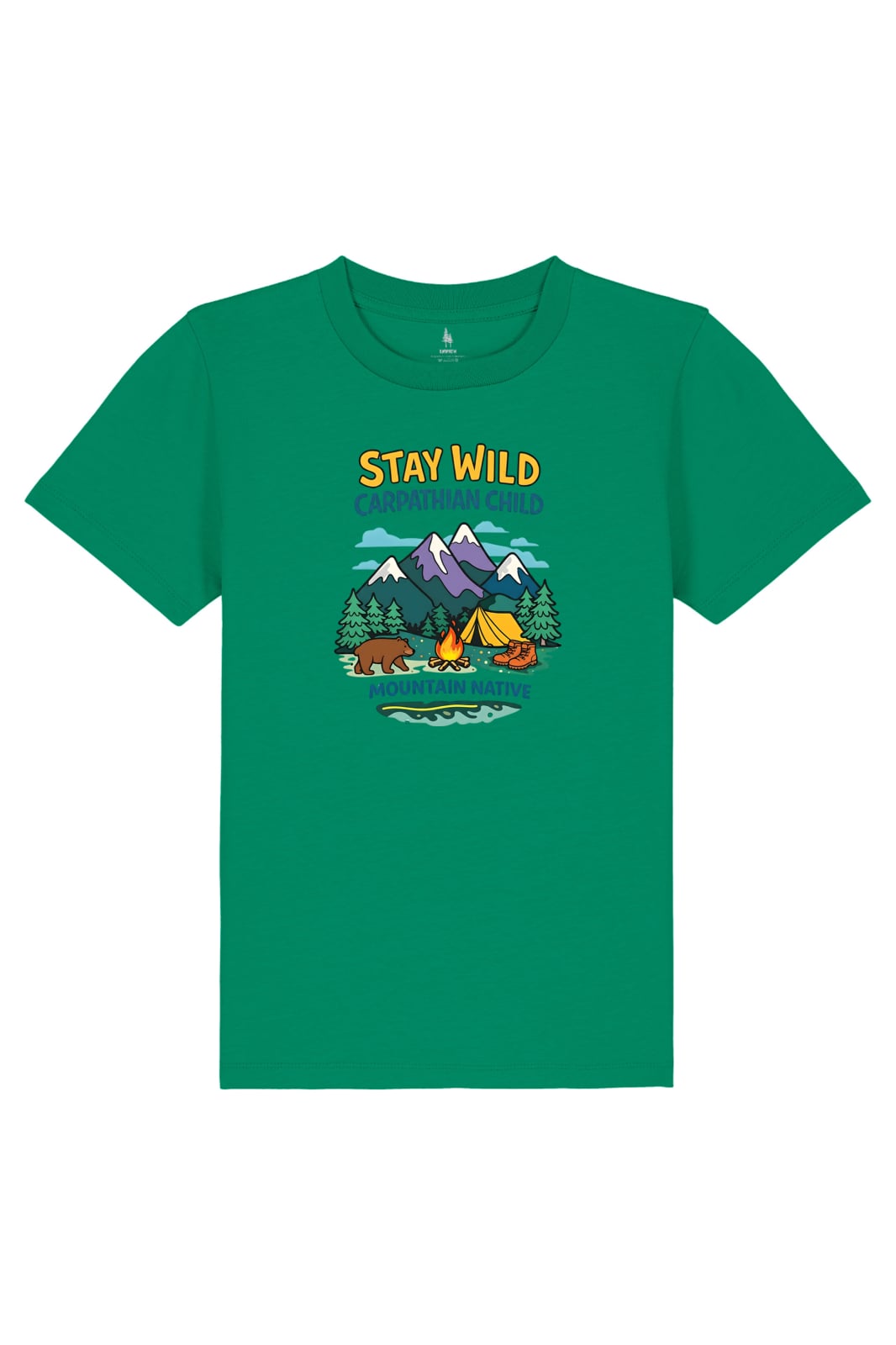 Tricou copii, print Carpathian Child