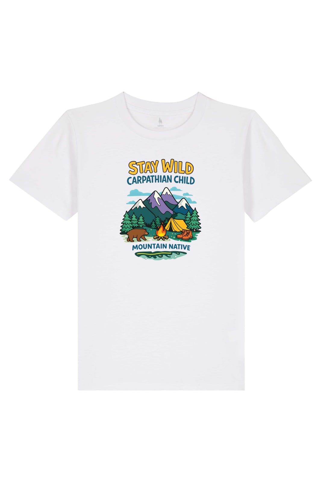 Tricou copii, print Carpathian Child