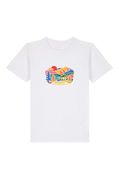 Tricou copii, print Colorful Landscape