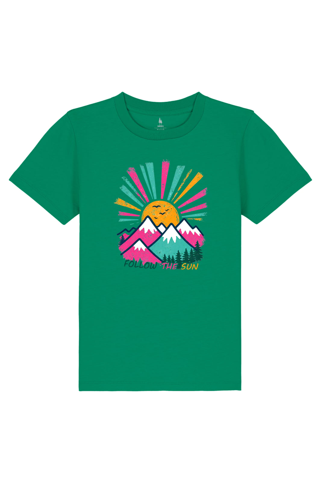 Tricou copii, print Follow the sun