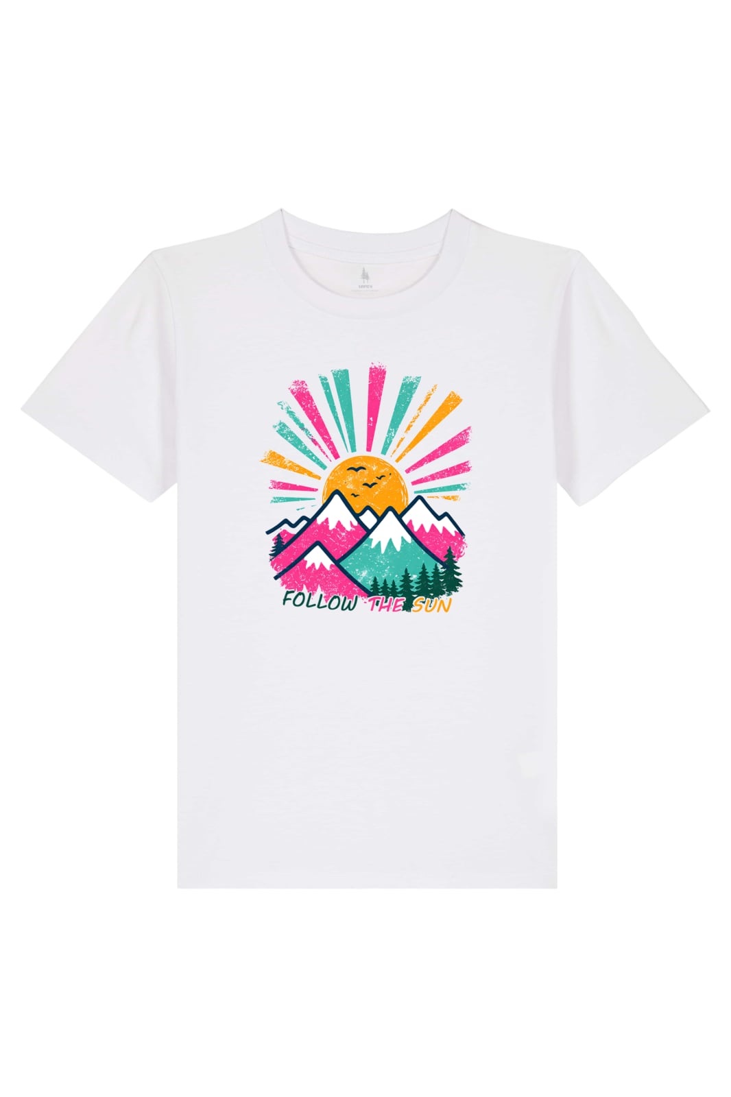 Tricou copii, print Follow the sun