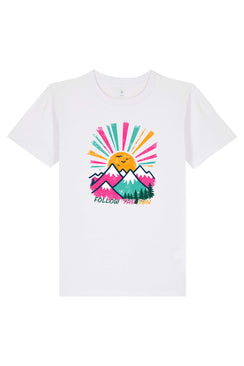 Tricou copii, print Follow the sun