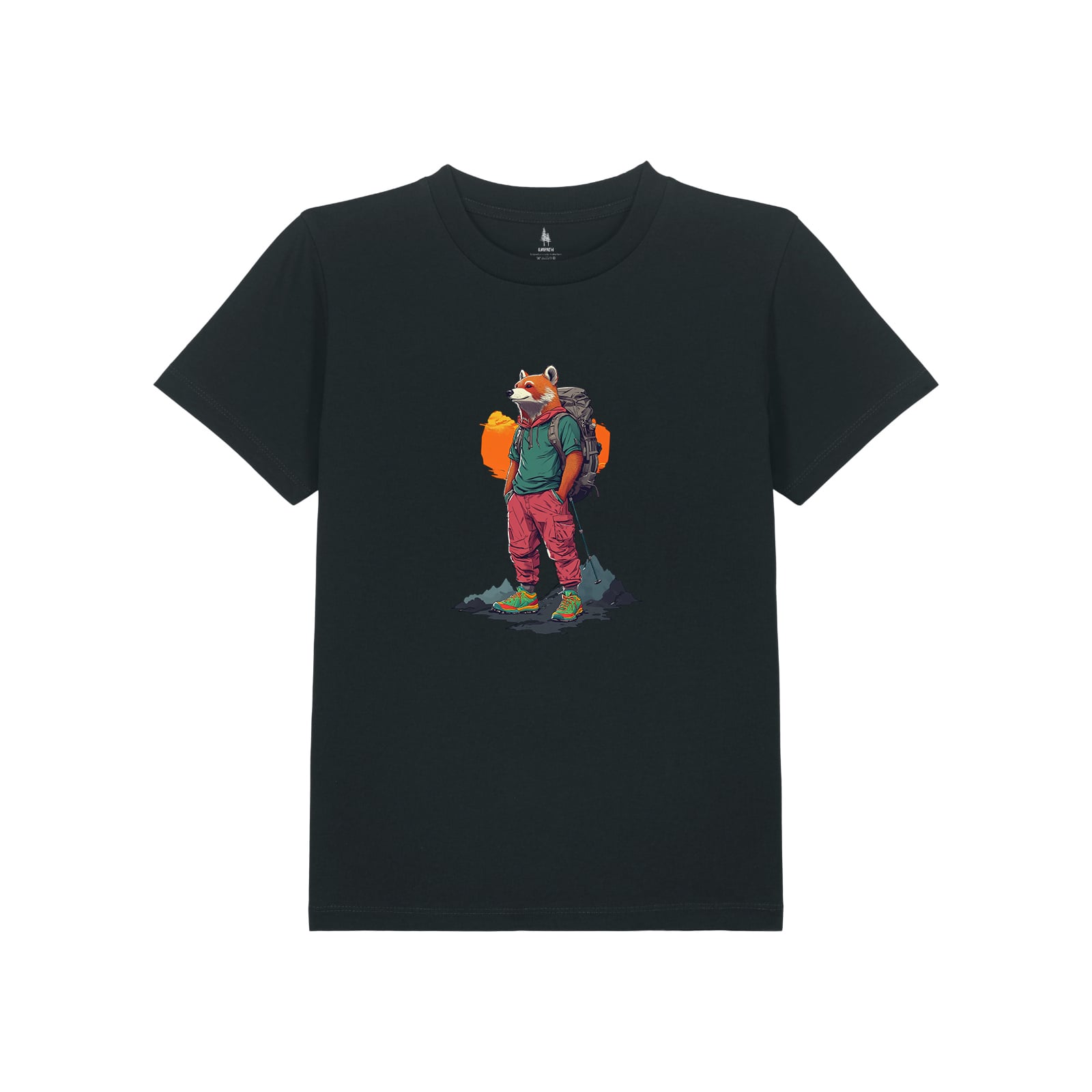 Tricou copii, print Wilderness Fox