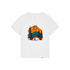 Tricou dama Mura, print Camping under the stars