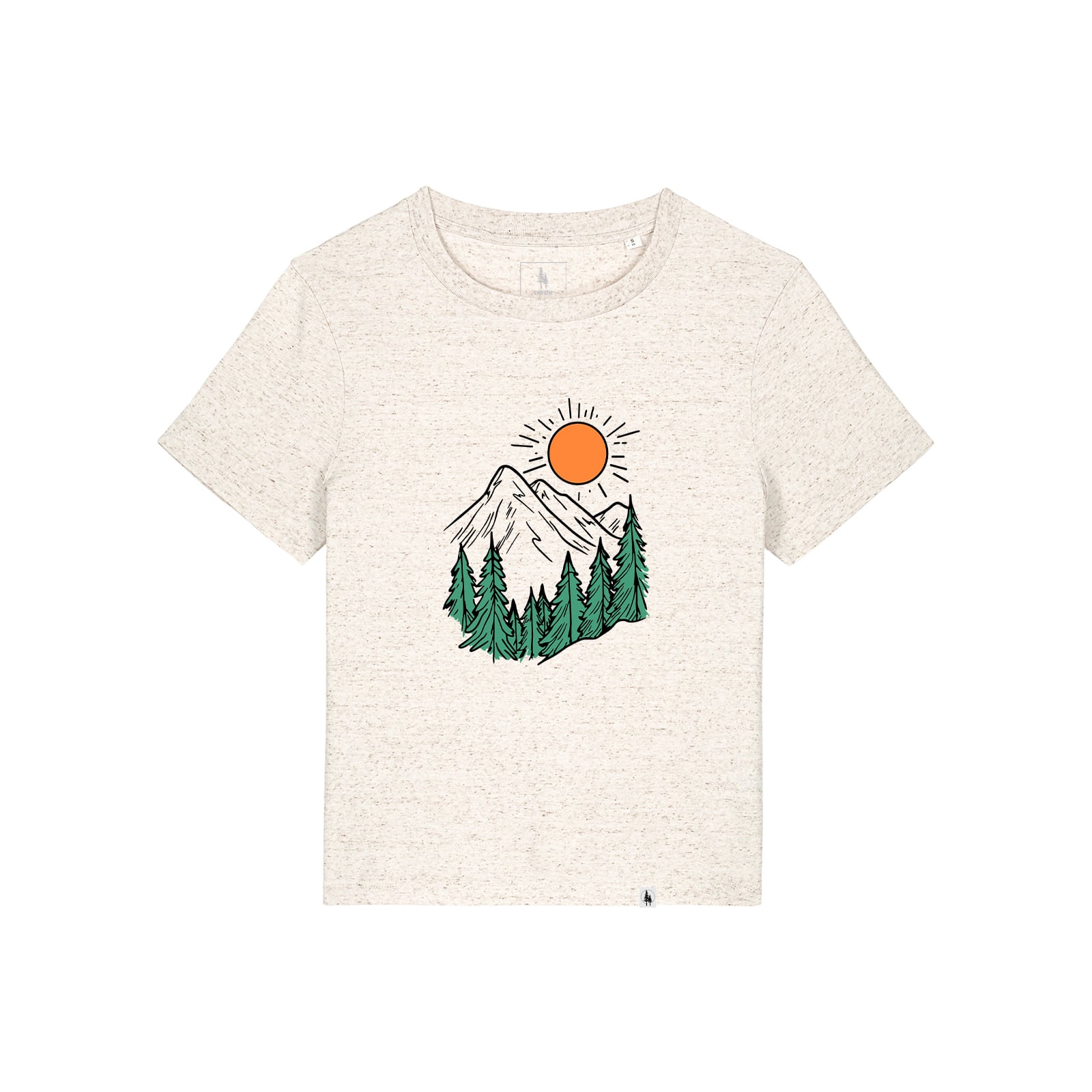 Tricou dama Mura, print Flow
