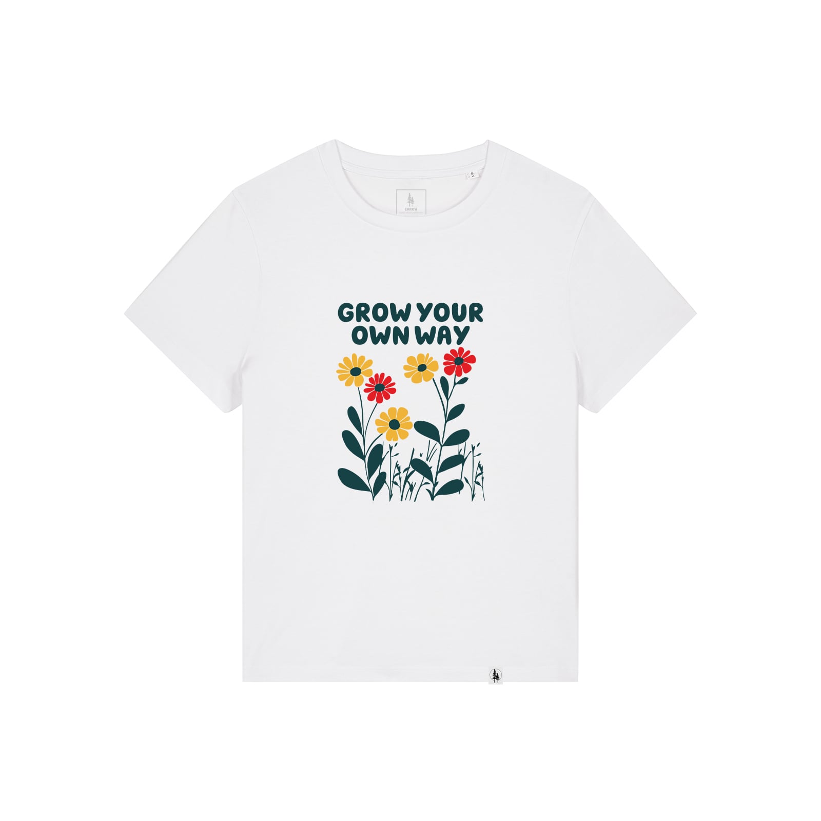 Tricou dama Mura, print Grow