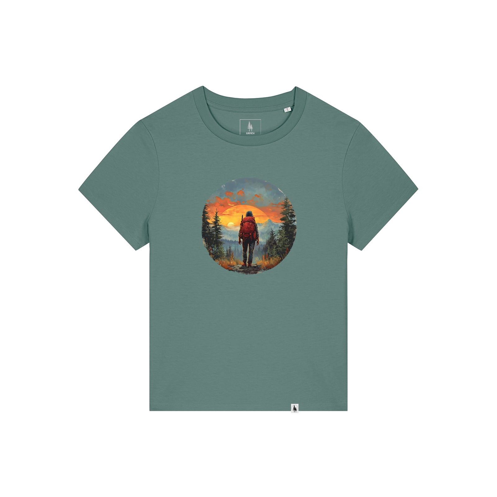 Tricou dama Mura, print Horizon Hike