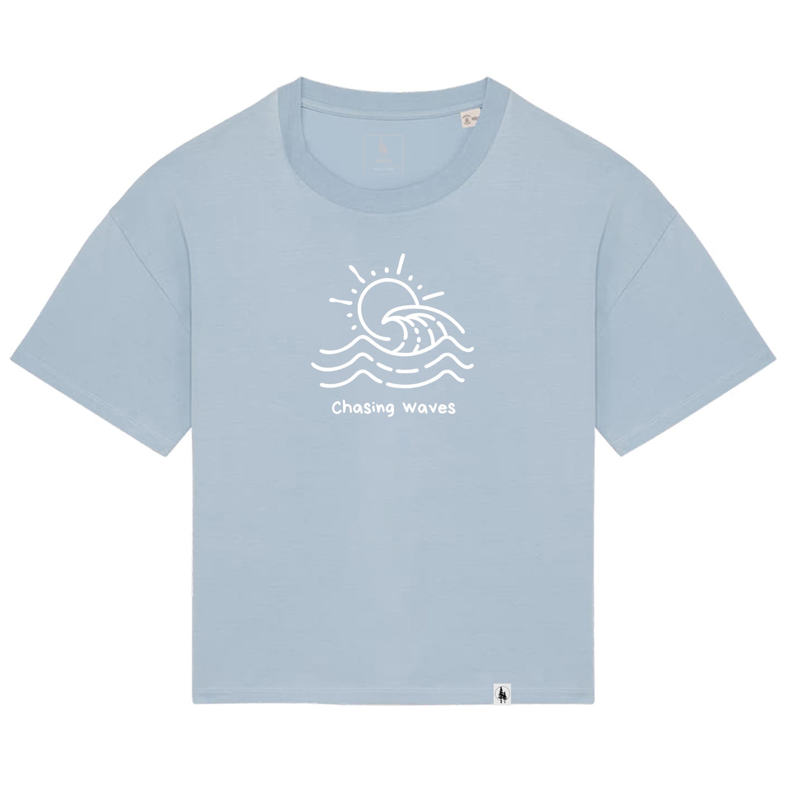 Tricou dama oversized, Chasing Waves