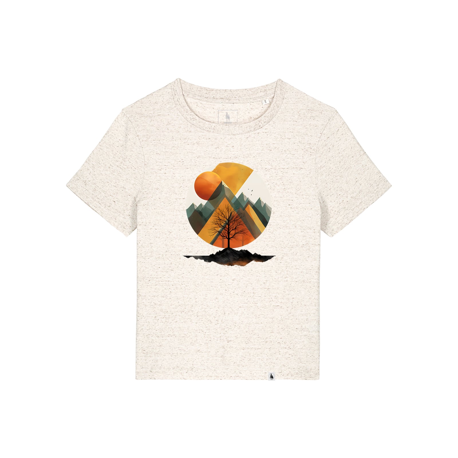 Tricou dama Mura, print Patience