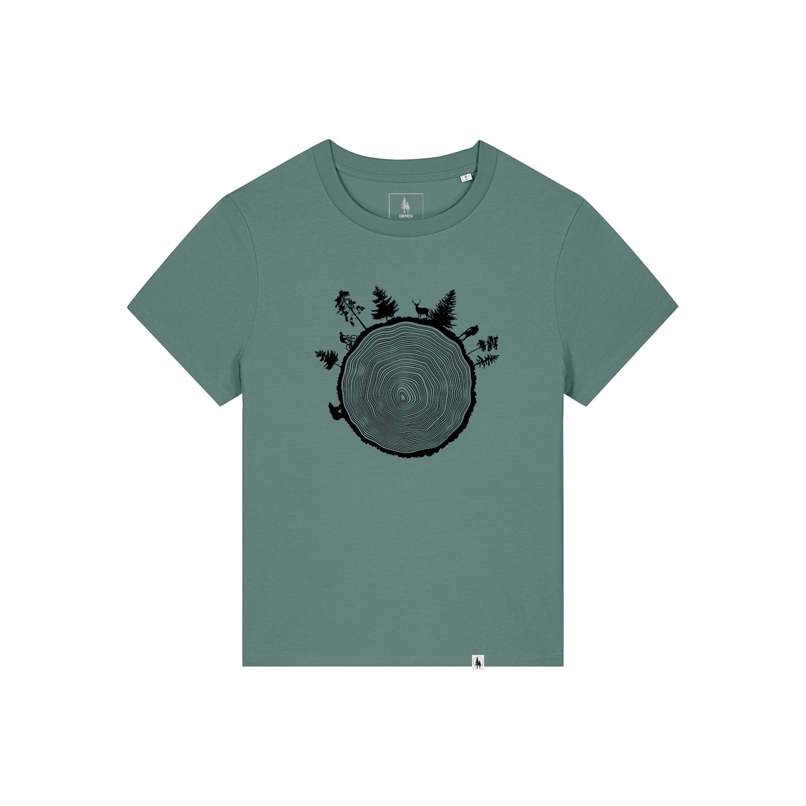 Tricou dama Mura, print Protect