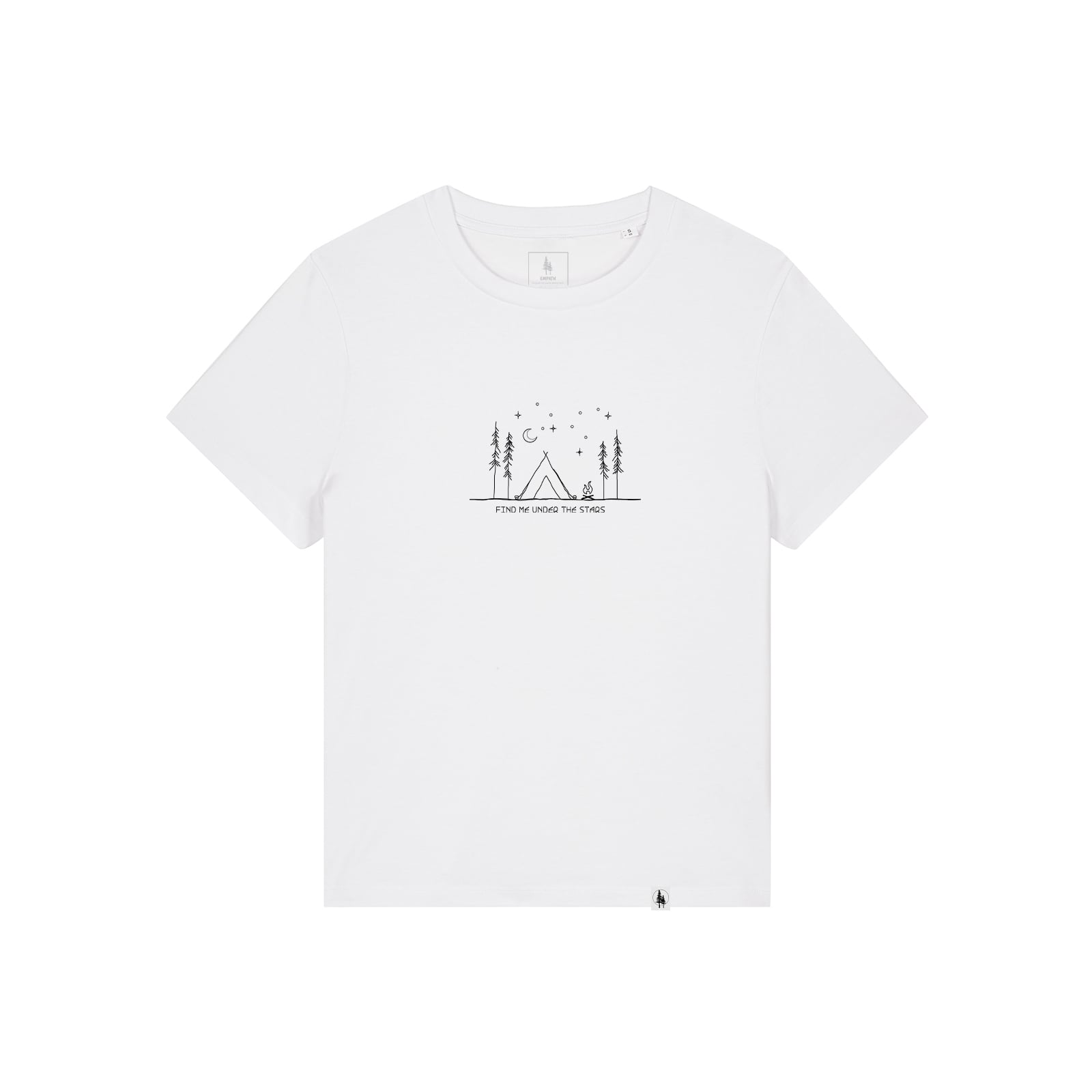 Tricou dama Mura, print Find me under the stars