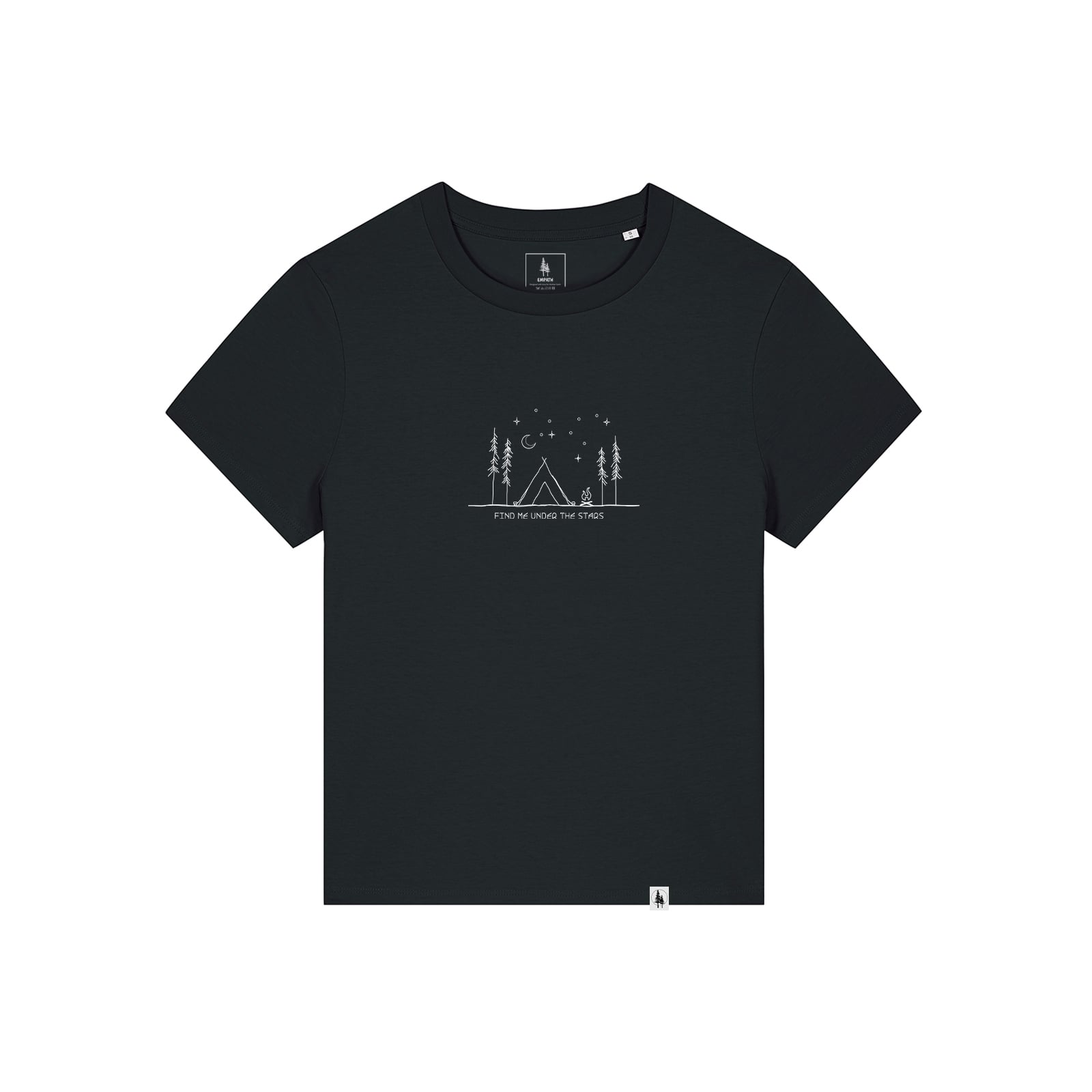 Tricou dama Mura, print Find me under the stars