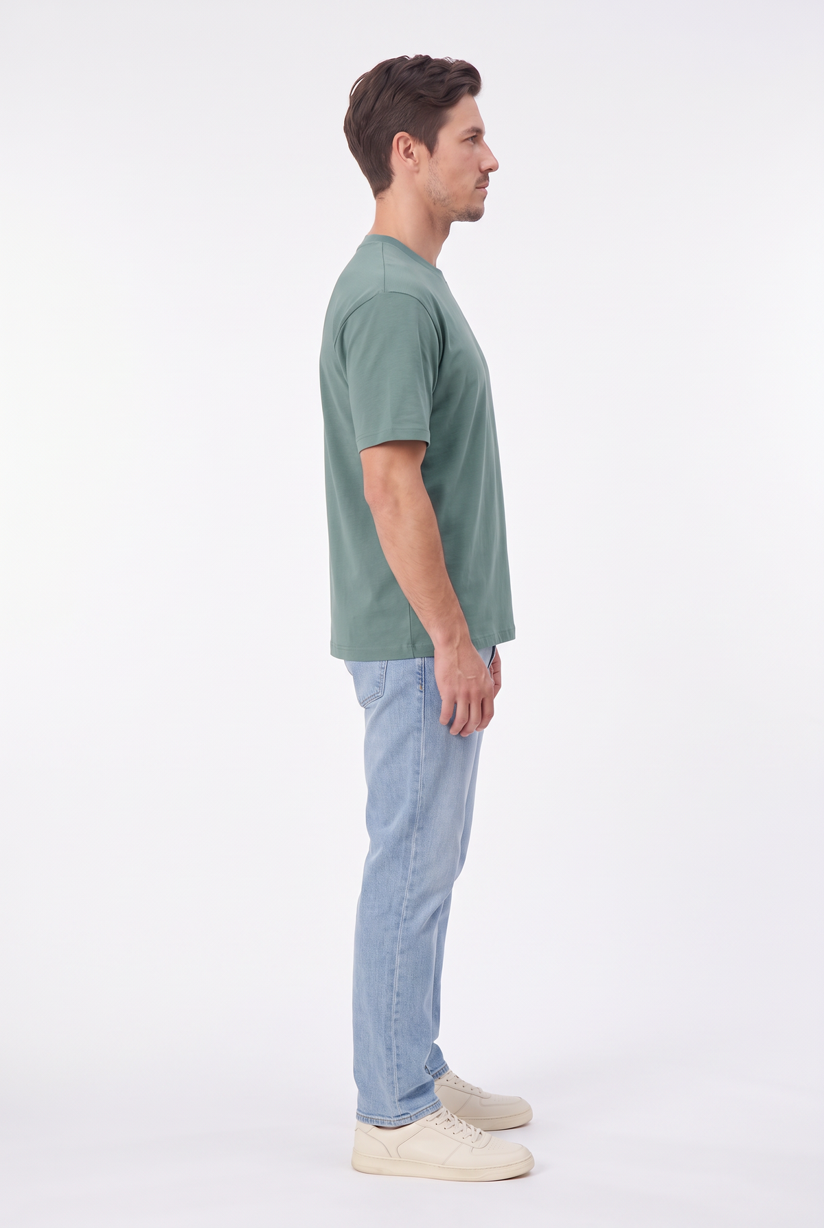 Tricou unisex Sting, model simplu – Green Bay – model profil