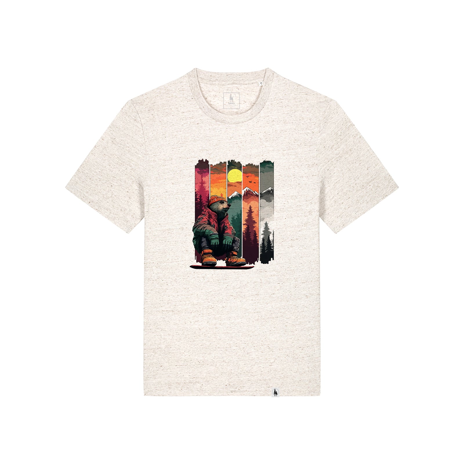 Tricou unisex Sting, print Bear Horizons