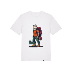 Tricou unisex Sting, print Wanderer Wolf