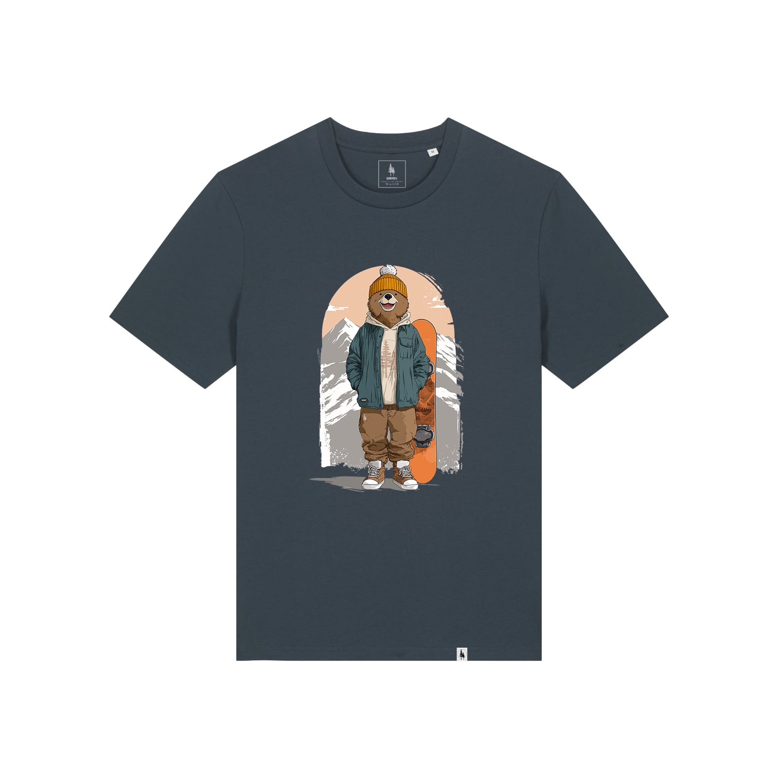 Tricou unisex Sting, print Powder Bear