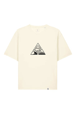 Tricou unisex Briz, print Balance, relaxed fit