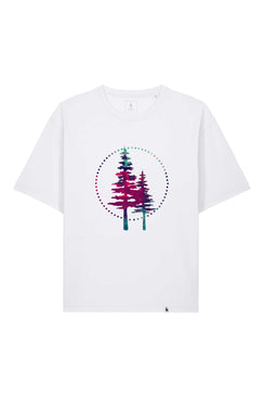 Tricou unisex Briz, print Logo cerc, relaxed fit