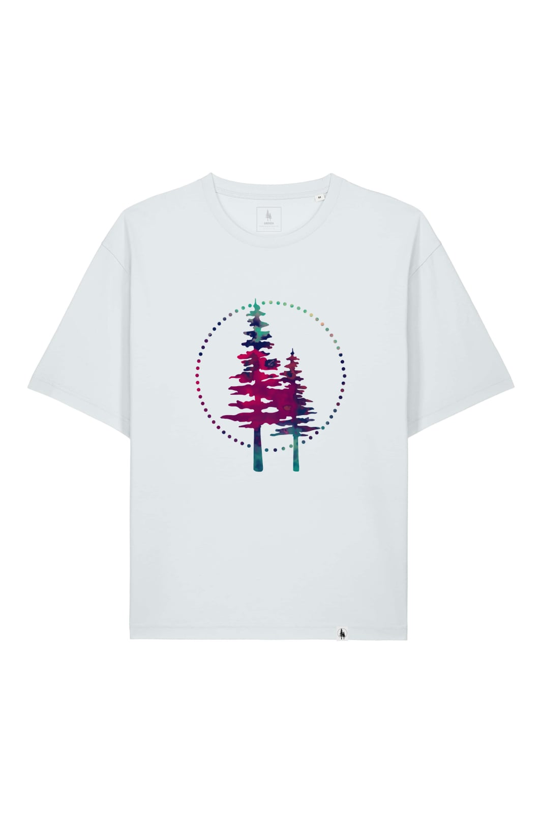 Tricou unisex Briz, print Logo cerc, relaxed fit