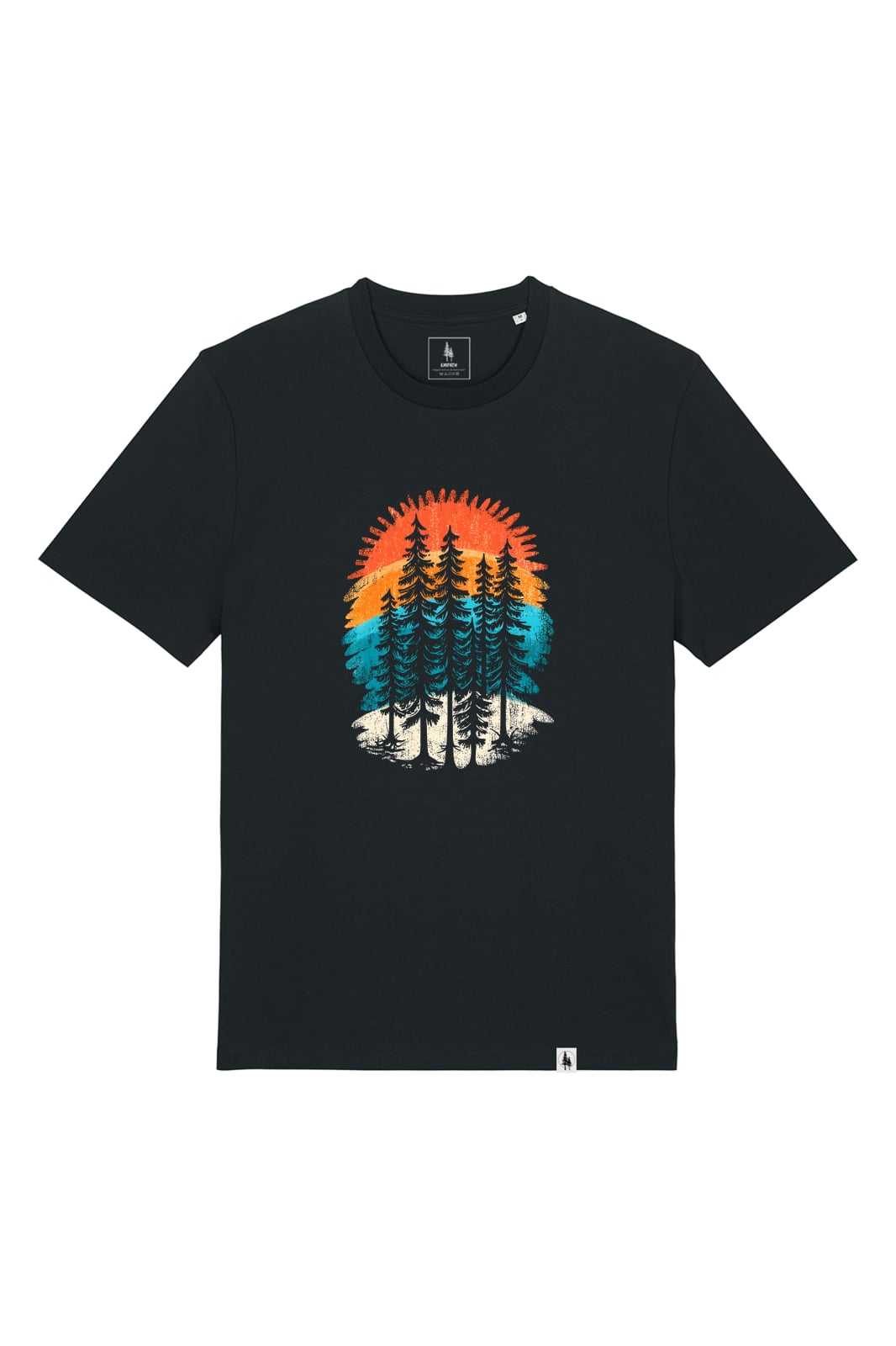 Tricou unisex Sting, print Sunset Pines
